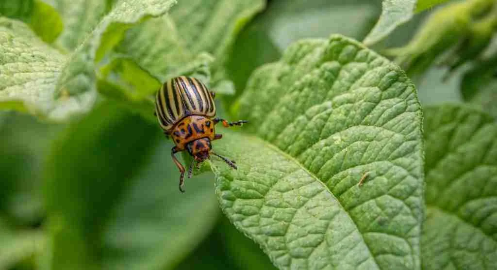 Pest control tips for checking hidden pest damage beneath dense summer garden growth